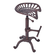 Jax Industrial Adjustable Tractor Barstool in Industrial Copper - Furniture City (CA)l