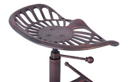 Jax Industrial Adjustable Tractor Barstool in Industrial Copper - Furniture City (CA)l