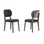 Katelyn Midnight Open Back Dining Chair - Set of 2 - Furniture City (CA)l