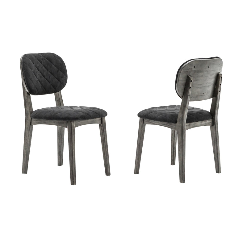 Katelyn Midnight Open Back Dining Chair - Set of 2 - Furniture City (CA)l