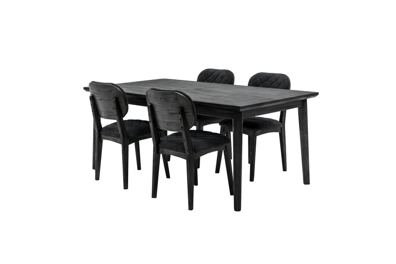 Katelyn Midnight Open Back Dining Chair - Set of 2 - Furniture City (CA)l