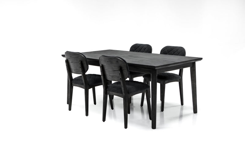 Katelyn Midnight Open Back Dining Chair - Set of 2 - Furniture City (CA)l