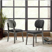 Katelyn Midnight Open Back Dining Chair - Set of 2 - Furniture City (CA)l