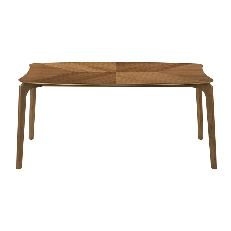 Kalia Wood Dining Table in Walnut Finish - Furniture City (CA)l