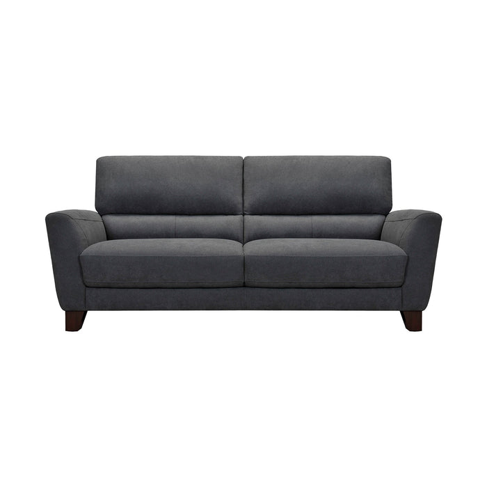 Kester 81" Square Arm Dark Gray Fabric Sofa