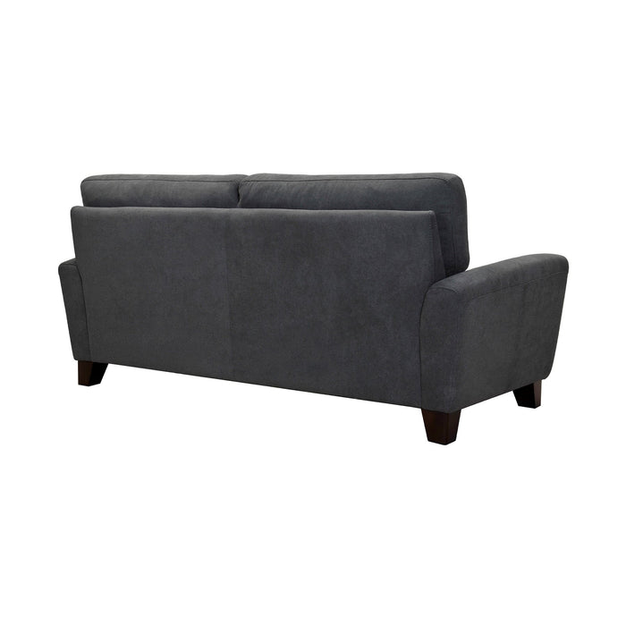 Kester 81" Square Arm Dark Gray Fabric Sofa