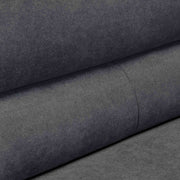 Kester 81" Square Arm Dark Gray Fabric Sofa - Furniture City (CA)l