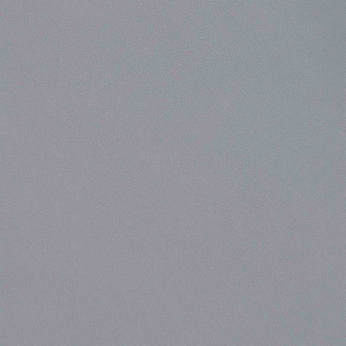 Kaylee Adjustable Height Swivel Gray Faux Leather and Black Metal Backless Bar Stool