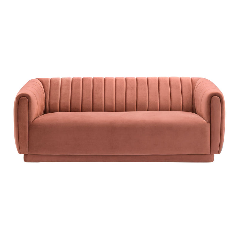 Kinsley Blush Modern Velvet Sofa - Furniture City (CA)l
