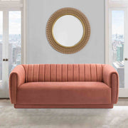 Kinsley Blush Modern Velvet Sofa - Furniture City (CA)l