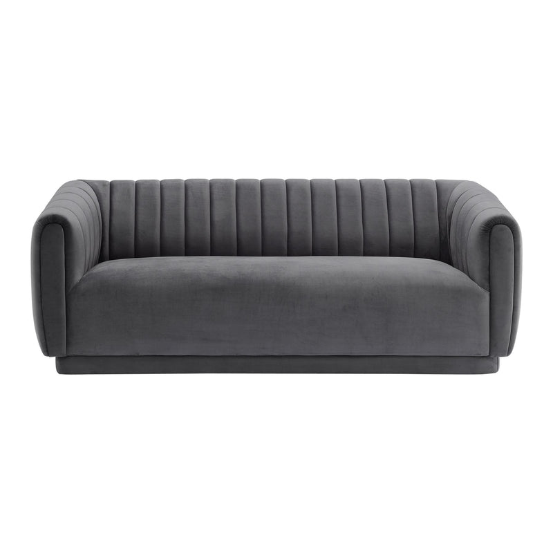 Kinsley Dark Gray Modern Velvet Sofa - Furniture City (CA)l