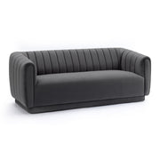Kinsley Dark Gray Modern Velvet Sofa - Furniture City (CA)l