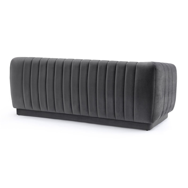 Kinsley Dark Gray Modern Velvet Sofa - Furniture City (CA)l