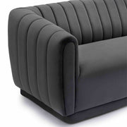 Kinsley Dark Gray Modern Velvet Sofa - Furniture City (CA)l