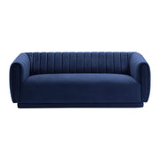 Kinsley Navy Modern Velvet Sofa - Furniture City (CA)l