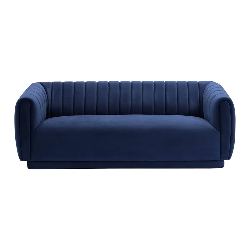 Kinsley Navy Modern Velvet Sofa - Furniture City (CA)l