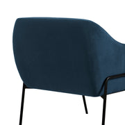 Karen Blue Velvet Modern Accent Chair - Furniture City (CA)l