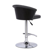Kenzie Adjustable Modern Gray Faux Leather Bar Stool - Furniture City (CA)l