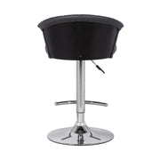 Kenzie Adjustable Modern Gray Faux Leather Bar Stool - Furniture City (CA)l