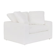 Liberty 51.5" Upholstered Chair and a Half in Pearl - Furniture City (CA)l