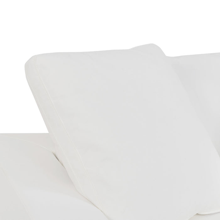 Liberty 51.5" Upholstered Chair and a Half in Pearl