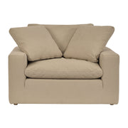 Liberty 51.5" Upholstered Chair and a Half in Sahara Brown - Furniture City (CA)l