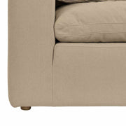 Liberty 51.5" Upholstered Chair and a Half in Sahara Brown - Furniture City (CA)l