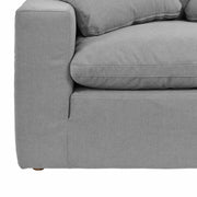 Liberty 51.5" Upholstered Chair and a Half in Slate Gray - Furniture City (CA)l