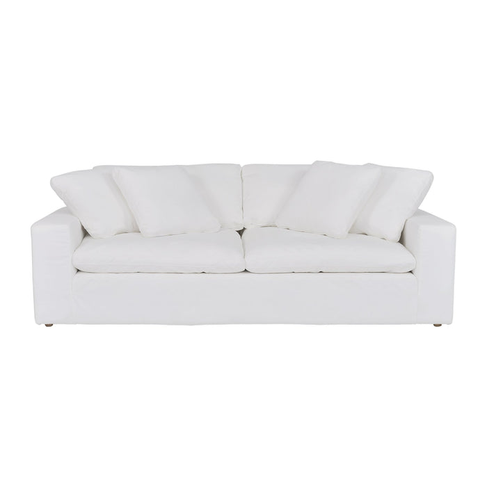 Liberty 96.5" Upholstered Sofa in Pearl