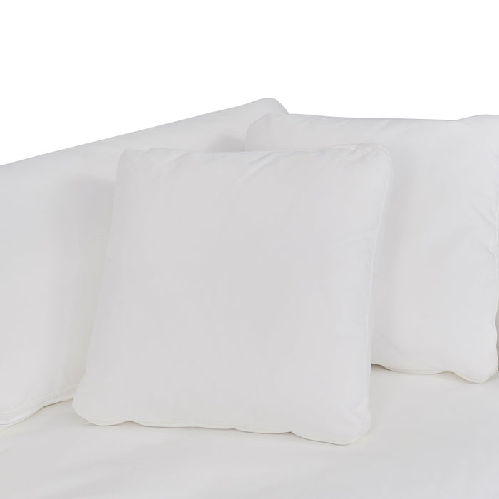 Liberty 96.5" Upholstered Sofa in Pearl