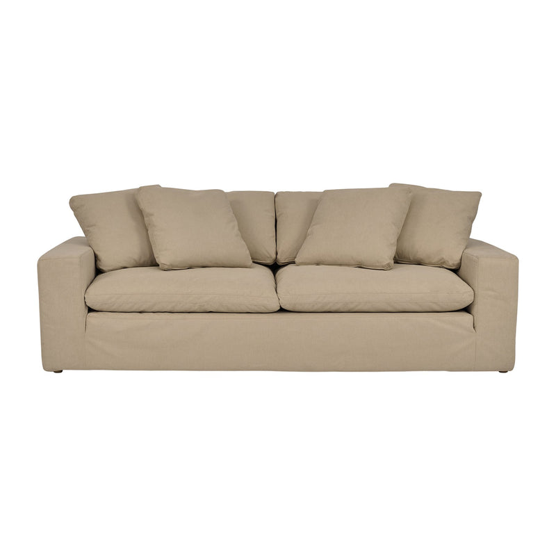 Liberty 96.5" Upholstered Sofa in Sahara Brown - Furniture City (CA)l