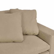 Liberty 96.5" Upholstered Sofa in Sahara Brown - Furniture City (CA)l