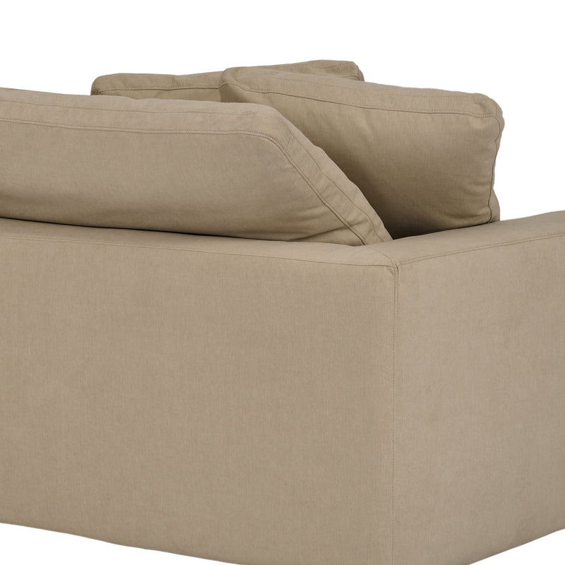 Liberty 96.5" Upholstered Sofa in Sahara Brown - Furniture City (CA)l