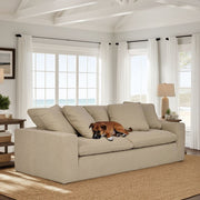 Liberty 96.5" Upholstered Sofa in Sahara Brown - Furniture City (CA)l