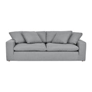 Liberty 96.5" Upholstered Sofa in Slate Gray - Furniture City (CA)l