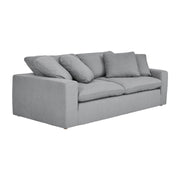 Liberty 96.5" Upholstered Sofa in Slate Gray - Furniture City (CA)l