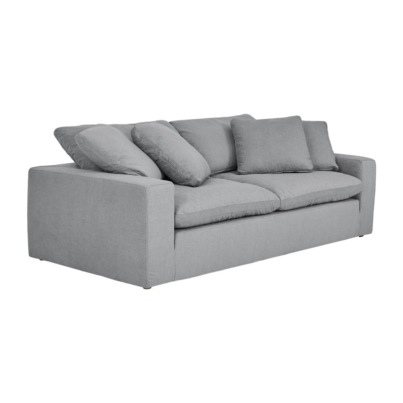 Liberty 96.5" Upholstered Sofa in Slate Gray - Furniture City (CA)l