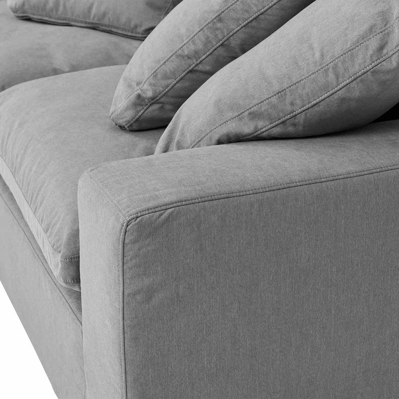 Liberty 96.5" Upholstered Sofa in Slate Gray - Furniture City (CA)l