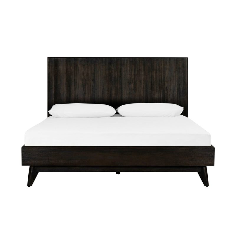 Baly Acacia Mid-Century Platform King Bed - Furniture City (CA)l