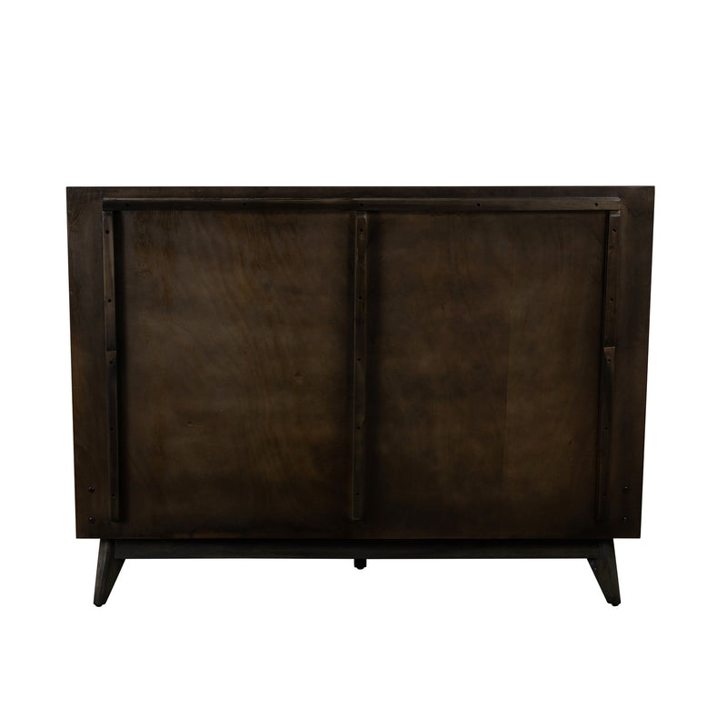 Baly Acacia Mid-Century Platform King Bed - Furniture City (CA)l