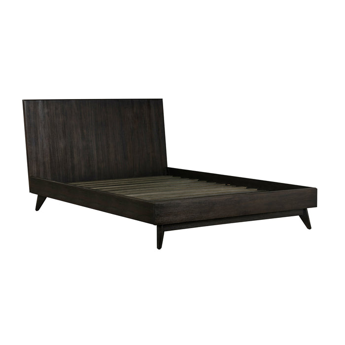 Baly Acacia Mid-Century Platform King Bed
