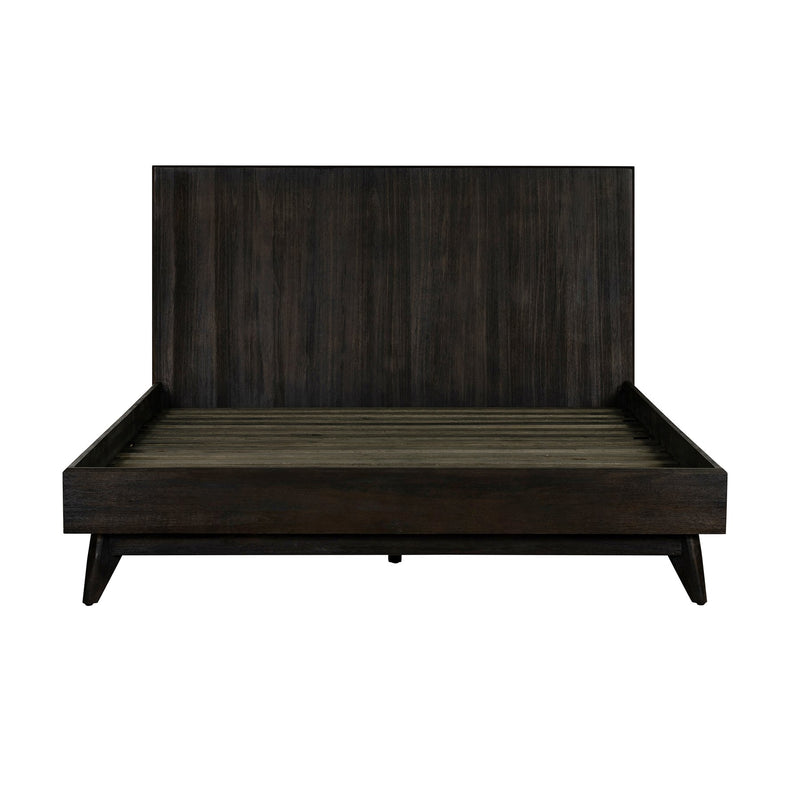 Baly Acacia Mid-Century Platform King Bed - Furniture City (CA)l