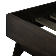 Baly Acacia Mid-Century Platform Queen Bed - Furniture City (CA)l