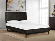 Baly Acacia Mid-Century Platform Queen Bed - Furniture City (CA)l
