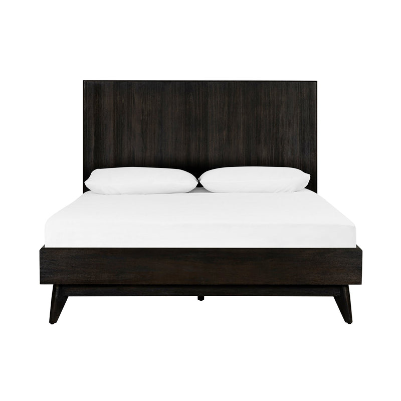 Baly Acacia Mid-Century Platform Queen Bed - Furniture City (CA)l