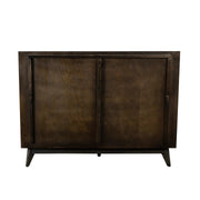 Baly Acacia Mid-Century Platform Queen Bed - Furniture City (CA)l