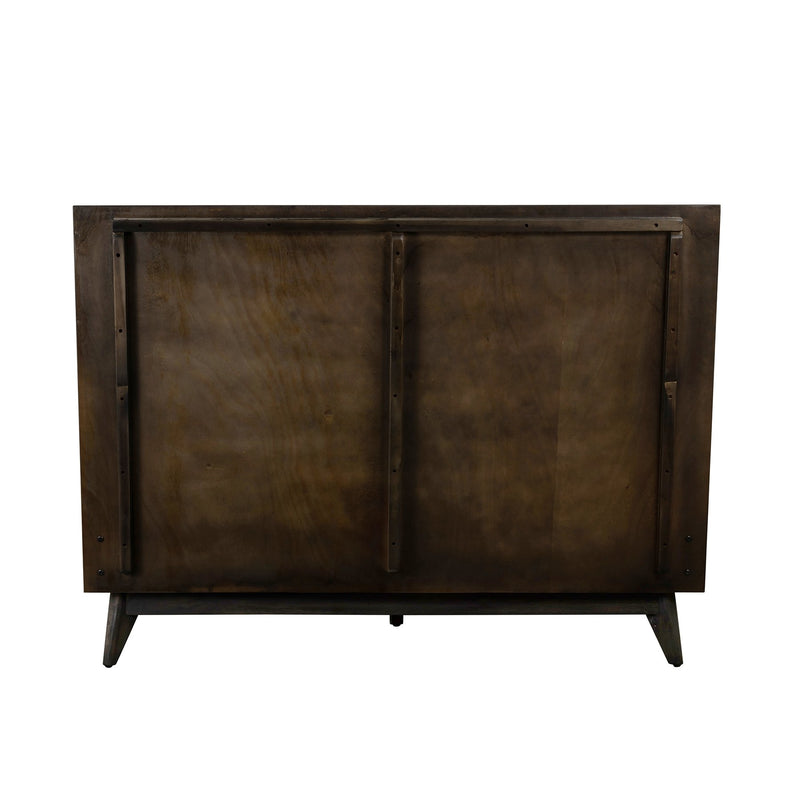 Baly Acacia Mid-Century Platform Queen Bed - Furniture City (CA)l