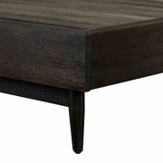 Baly Acacia Mid-Century Platform Queen Bed - Furniture City (CA)l
