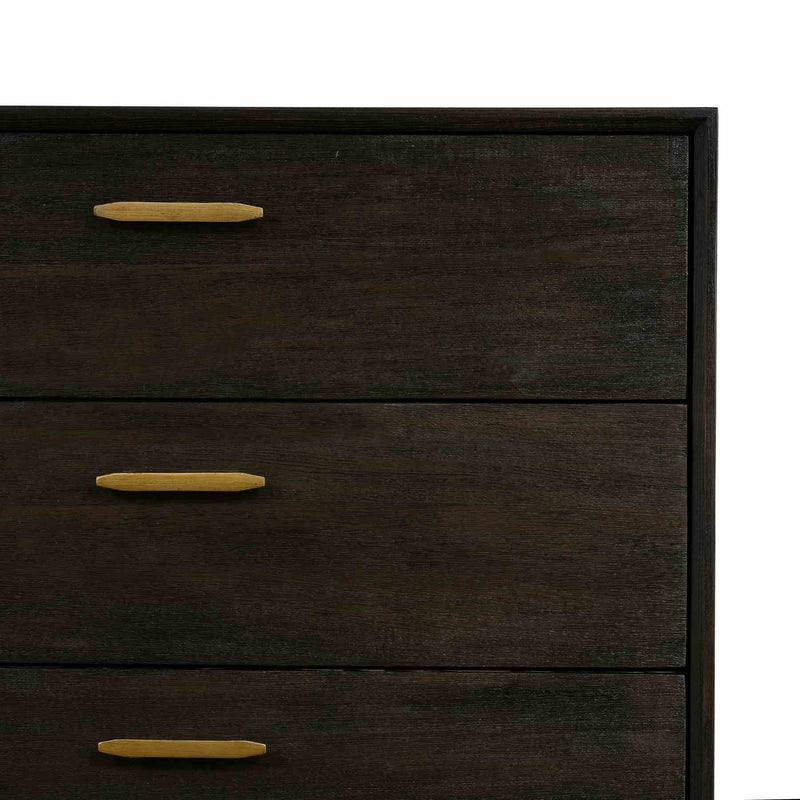 Baly Acacia Mid-Century 6 Drawer Dresser - Furniture City (CA)l