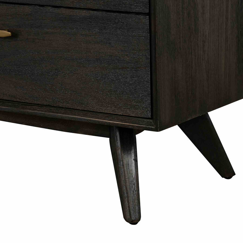 Baly Acacia Mid-Century 6 Drawer Dresser - Furniture City (CA)l